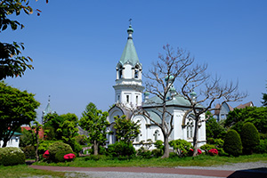 Night view of Hakodate Orthodox Church